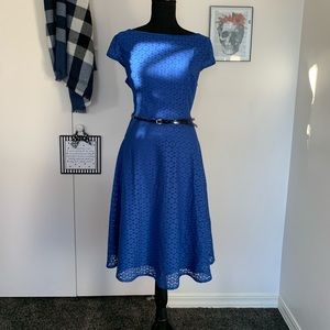 Royal Blue 50s style dress